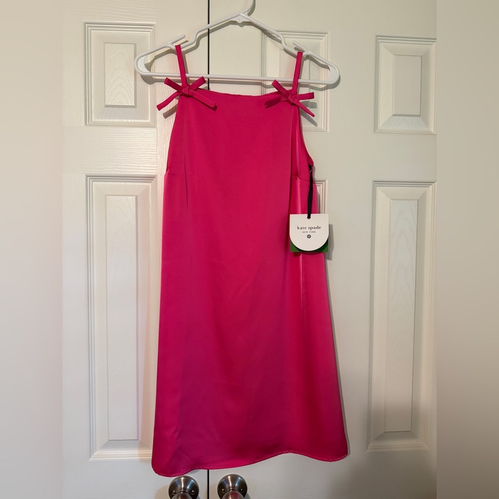 Hot pink Kate Spade dress